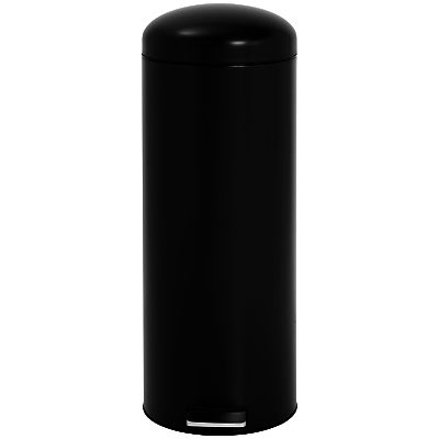 Brabantia Slimline Retro Pedal Bin, 20L Black
